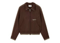 Nude Project Work Trip Zip-Up Knit Cardigan Brown