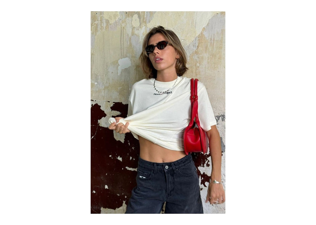 Nude Project Xoxo Tee Marshmallow