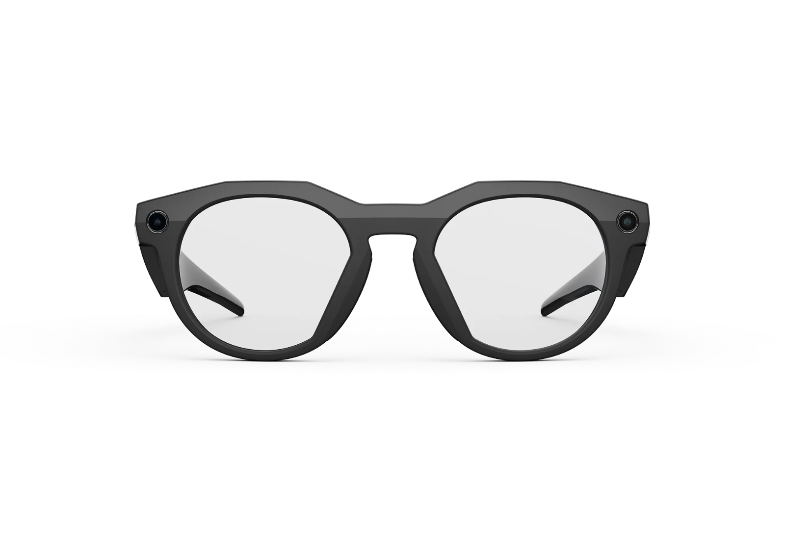 Oakley Meta HSTN AI Smart Glasses Clear Lens Black