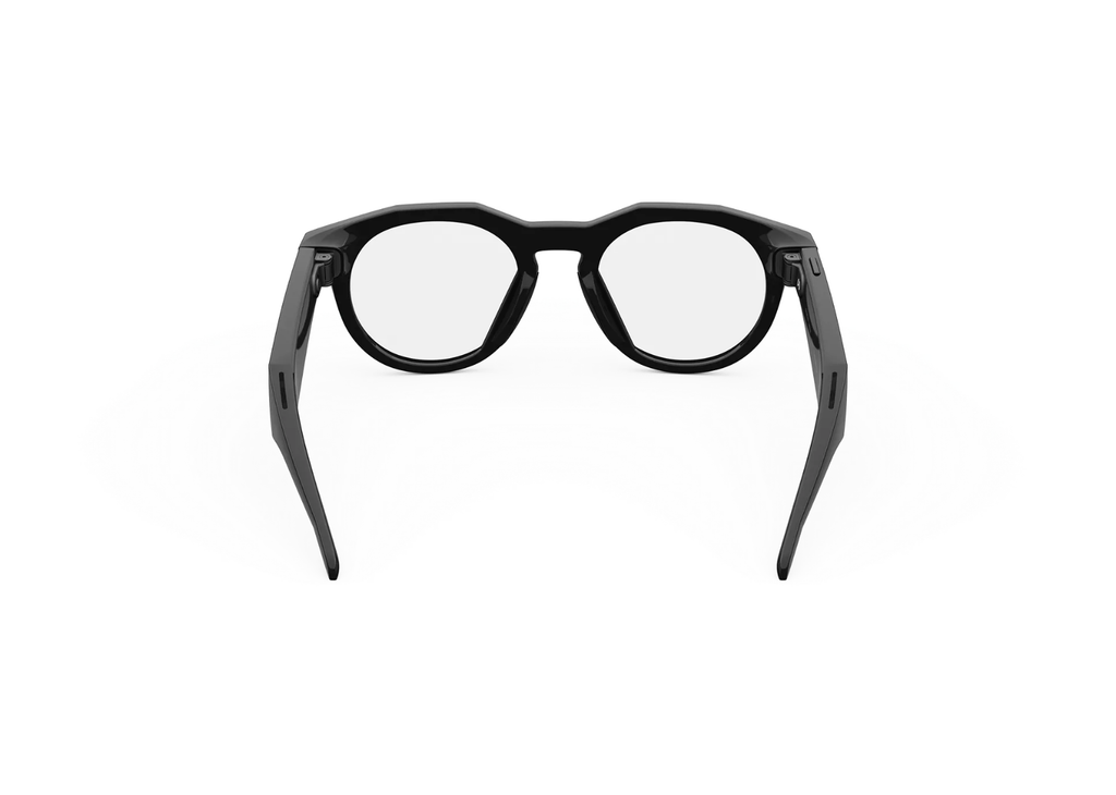 Oakley Meta HSTN AI Smart Glasses Clear Lens Black