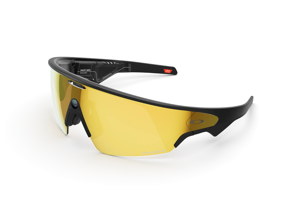 Oakley Meta Vanguard AI Smart Glasses Prizm 24 K Lens Black