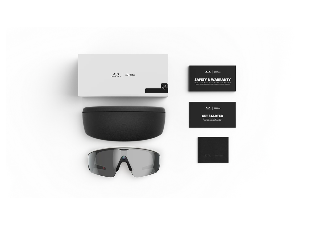 Oakley Meta Vanguard AI Smart Glasses Prizm Black Lens White