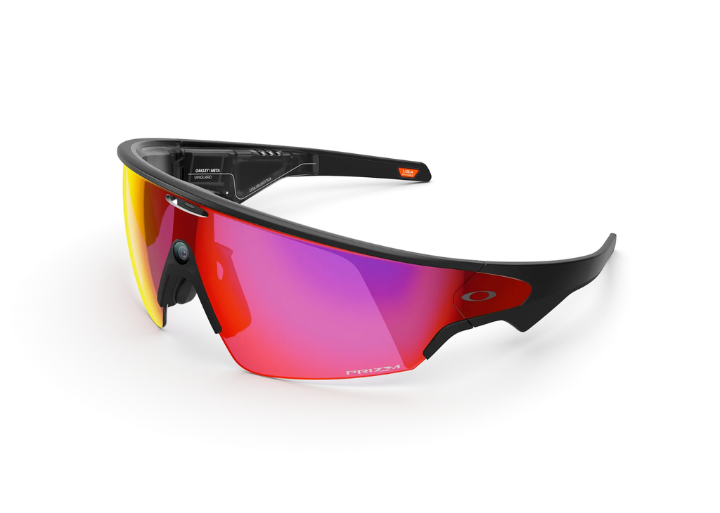 Oakley Meta Vanguard AI Smart Glasses Prizm Road Lens Black
