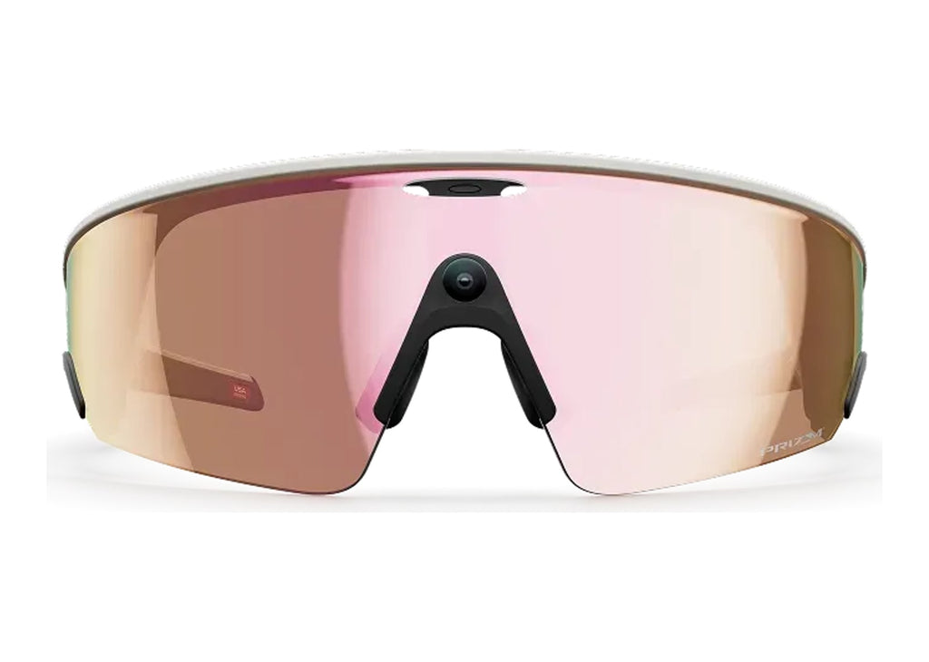 Oakley Meta Vanguard AI Smart Glasses Prizm Rose Gold Lens White