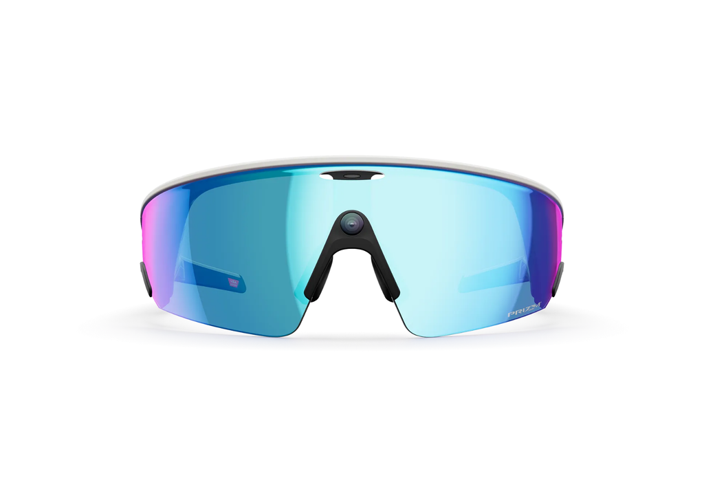 Oakley Meta Vanguard AI Smart Glasses Prizm Sapphire Lens White