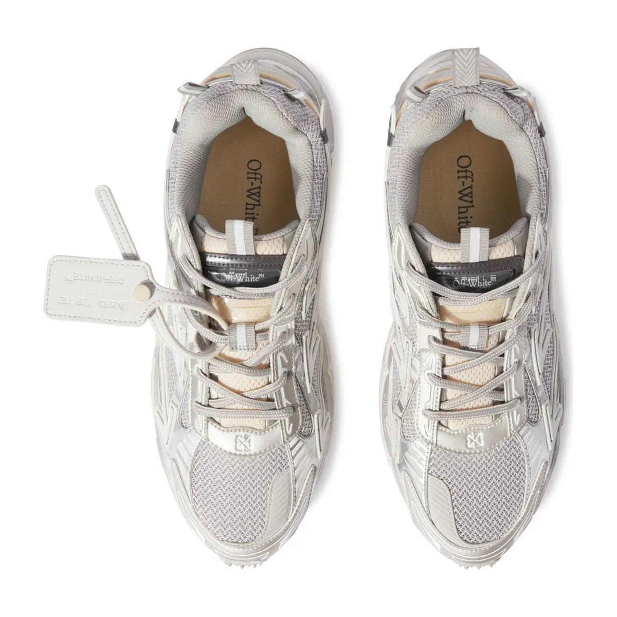 OFF-WHITE Be Right Back Gray Silver