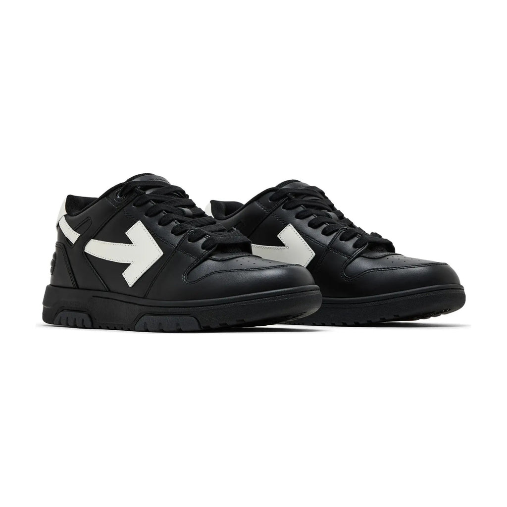 OFF-WHITE Out Of Office OOO Low Tops Black White (2025)
