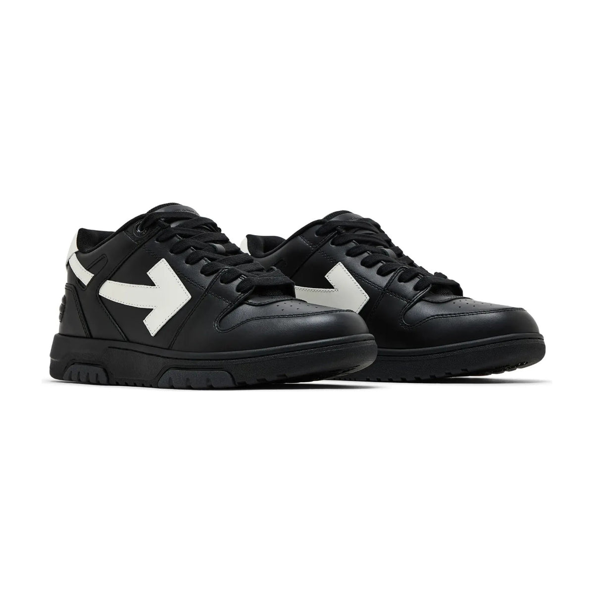 OFF-WHITE Out Of Office OOO Low Tops Black White (2025)