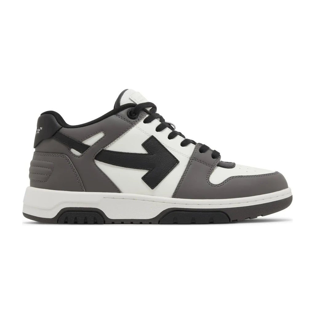 OFF-WHITE Out Of Office OOO Low Tops Dark Gray Black