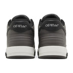 OFF-WHITE Out Of Office OOO Low Tops Dark Gray Black