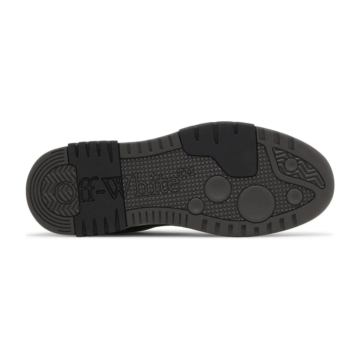 OFF-WHITE Out Of Office OOO Low Tops Dark Gray Black