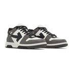 OFF-WHITE Out Of Office OOO Low Tops Dark Gray Black