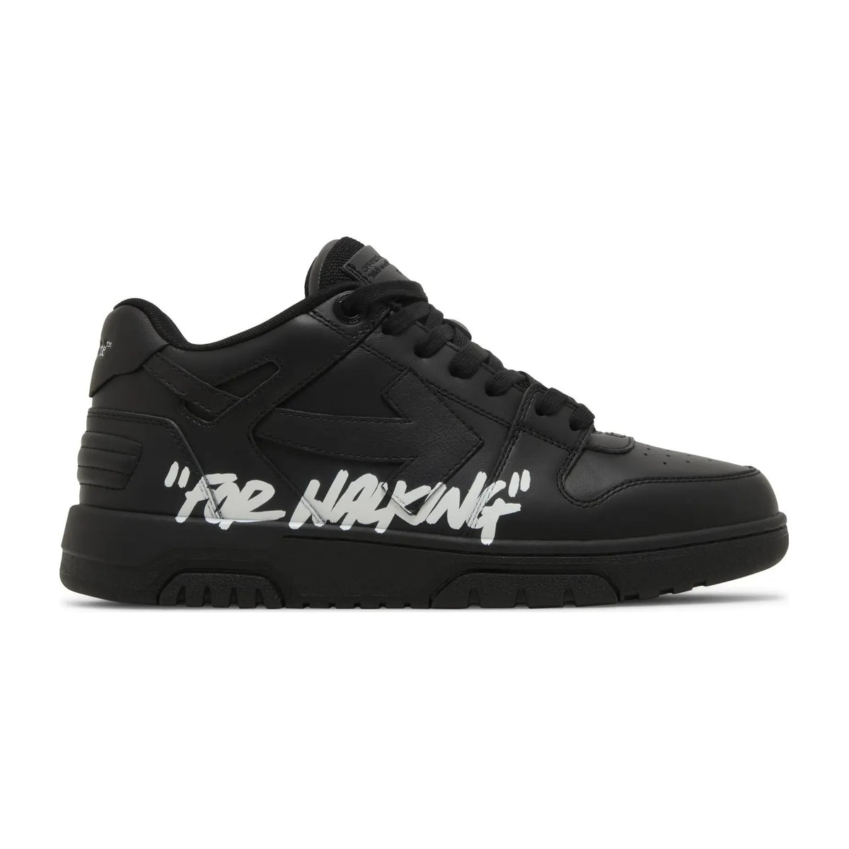 OFF-WHITE Out Of Office OOO Low Tops For Walking Black White