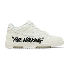 OFF-WHITE Out Of Office OOO Low Tops For Walking White