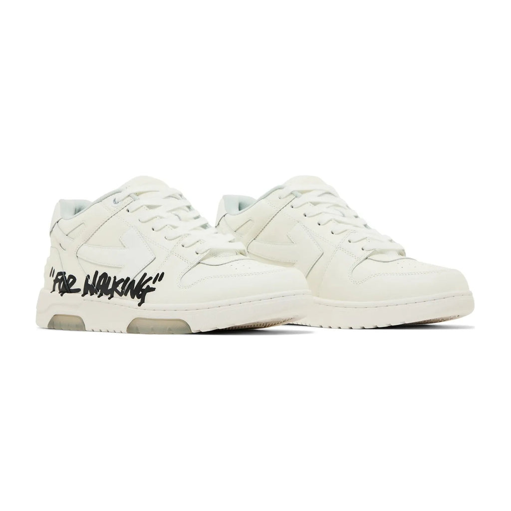 OFF-WHITE Out Of Office OOO Low Tops For Walking White