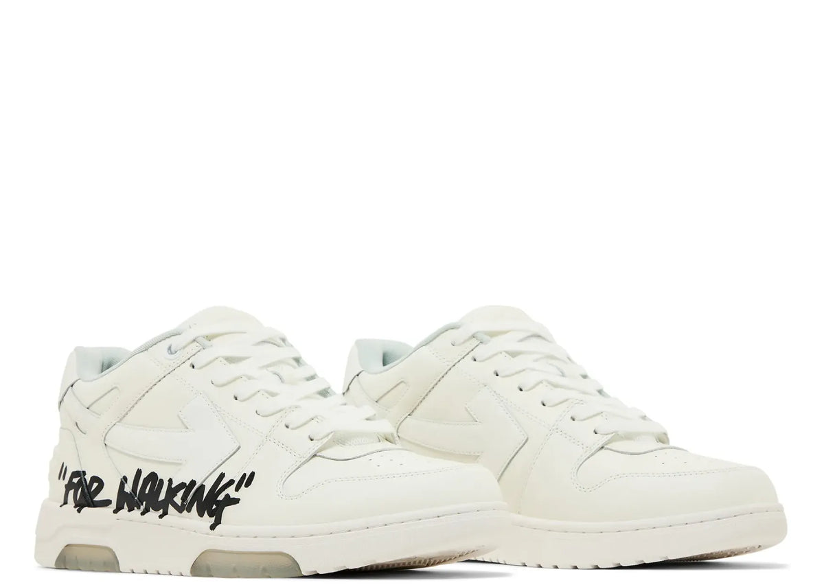 OFF-WHITE Out Of Office OOO Low Tops For Walking White