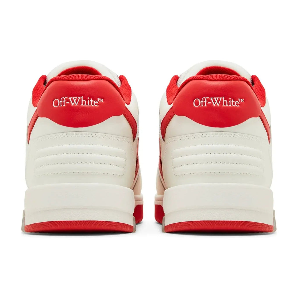 OFF-WHITE Out Of Office "OOO" Low Tops White Red (2024)