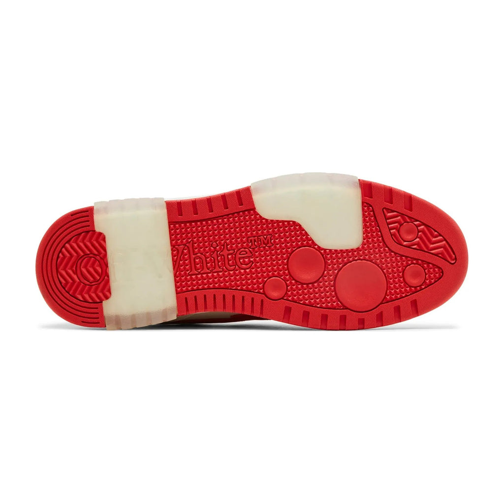 OFF-WHITE Out Of Office "OOO" Low Tops White Red (2024)