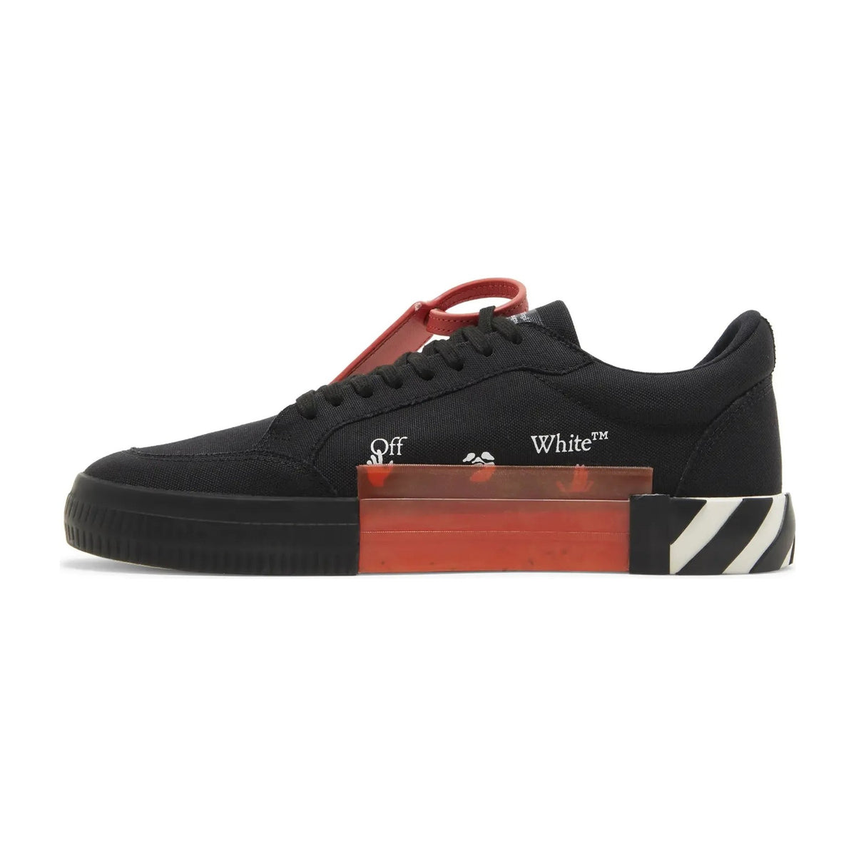 OFF-WHITE Vulcanized Low Black Orange Canvas