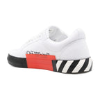 OFF-White Vulcanized Low Canvas White Black Ice