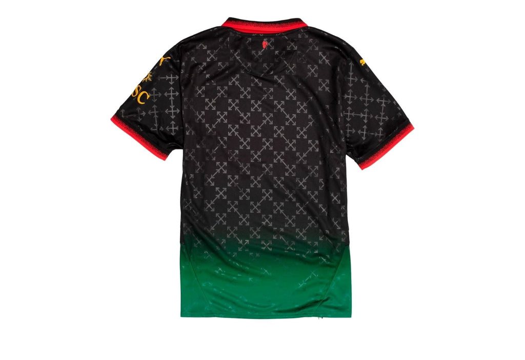 OFF-WHITE x Puma AC Milan Replica Jersey Black