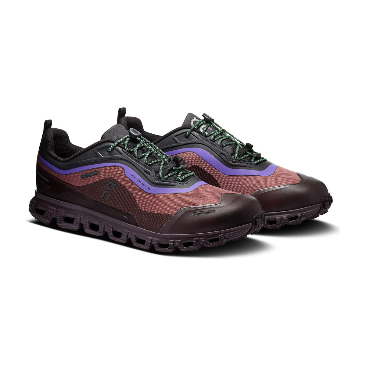 On Running Cloud 6 Geo Waterproof Black Tyrian