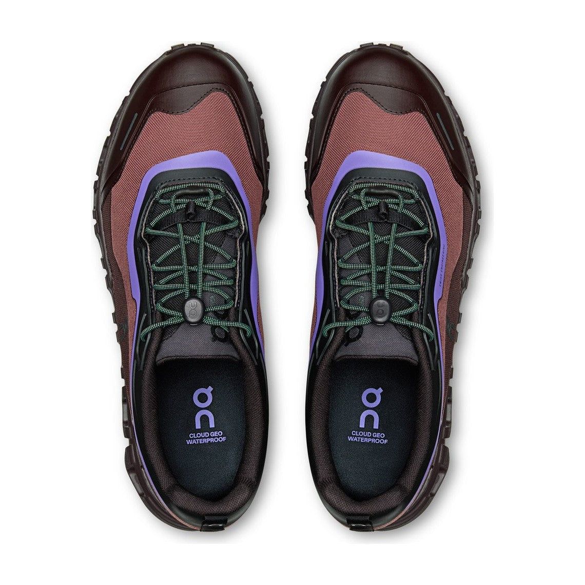 On Running Cloud 6 Geo Waterproof Black Tyrian