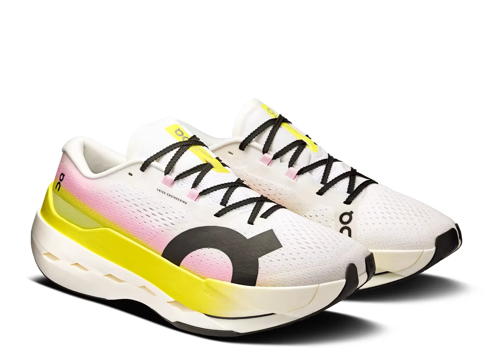 On Running Cloudboom Max Lime Raspberry