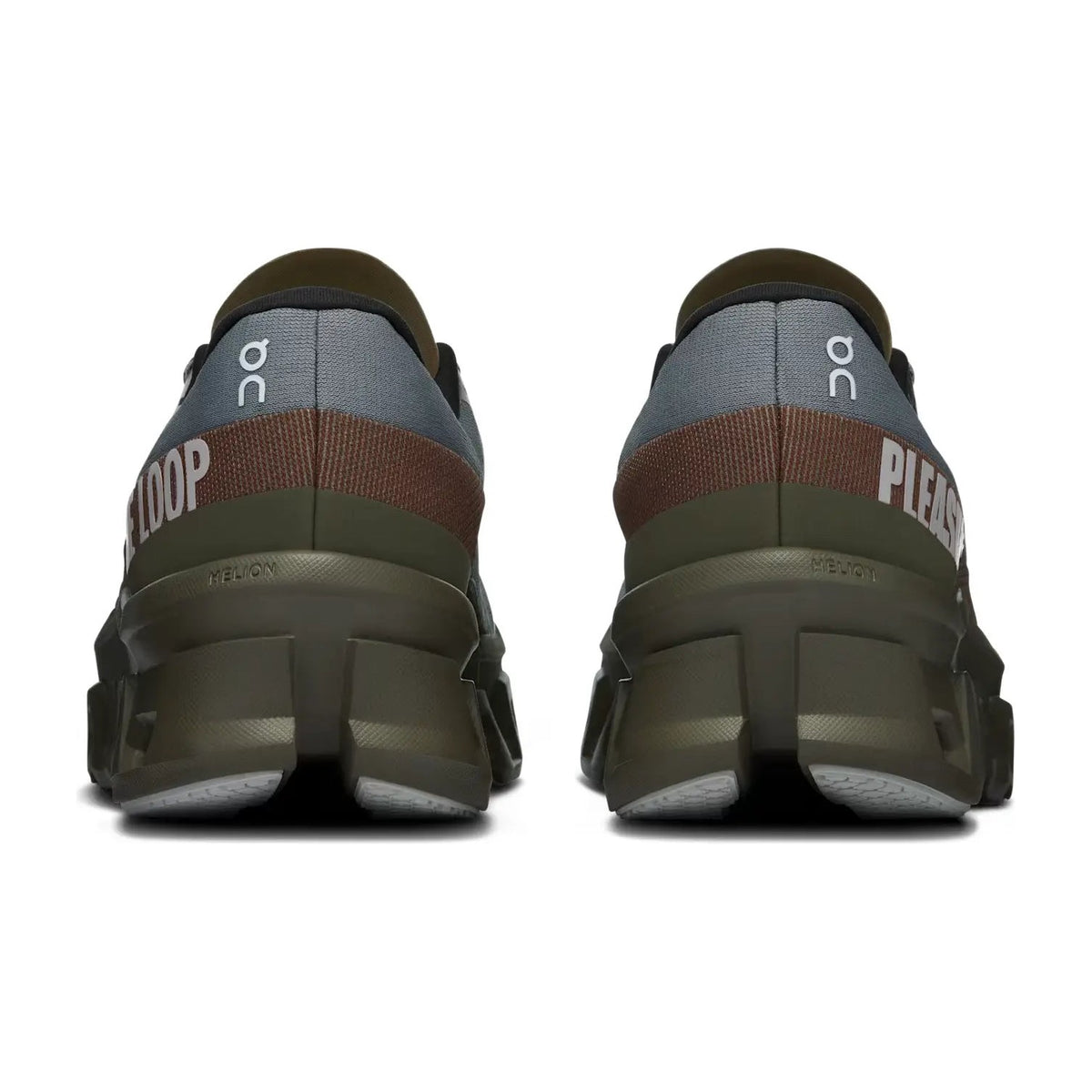 On Running Cloudmonster 2 PLEASURES x The Loop Mist Olive