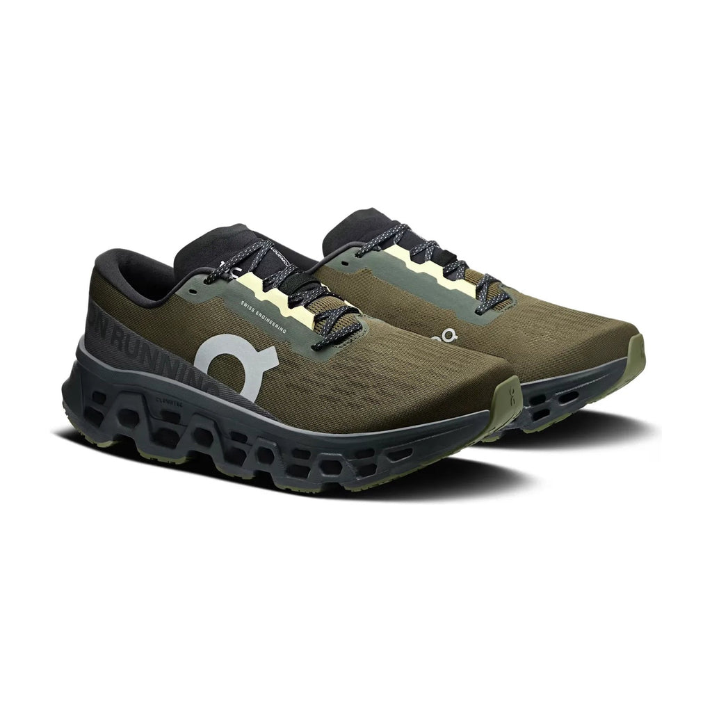 On Running Cloudmonster 3 Olive Eclipse