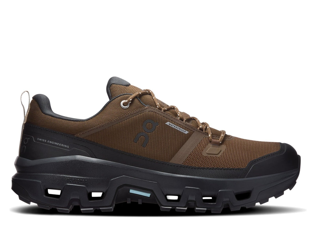 On Running Cloudrock Low Waterproof Earth Black