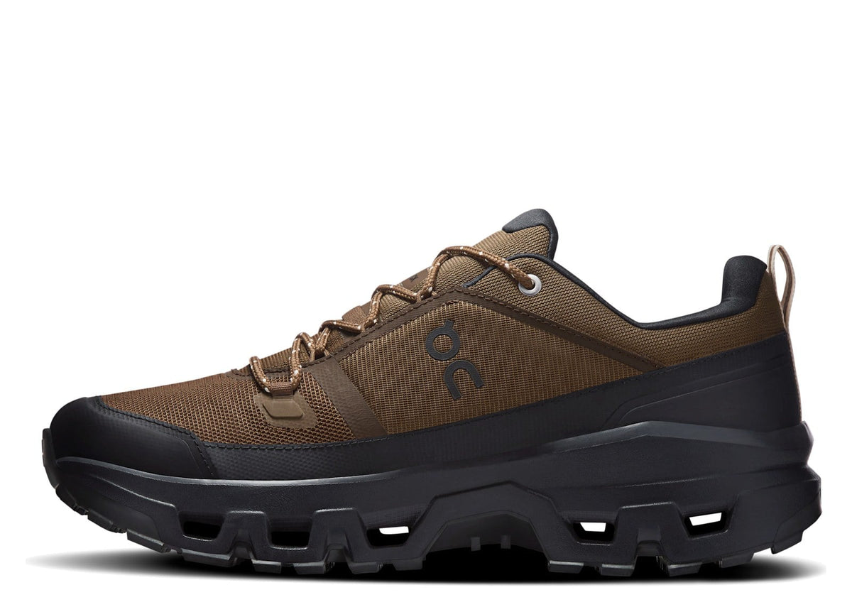 On Running Cloudrock Low Waterproof Earth Black