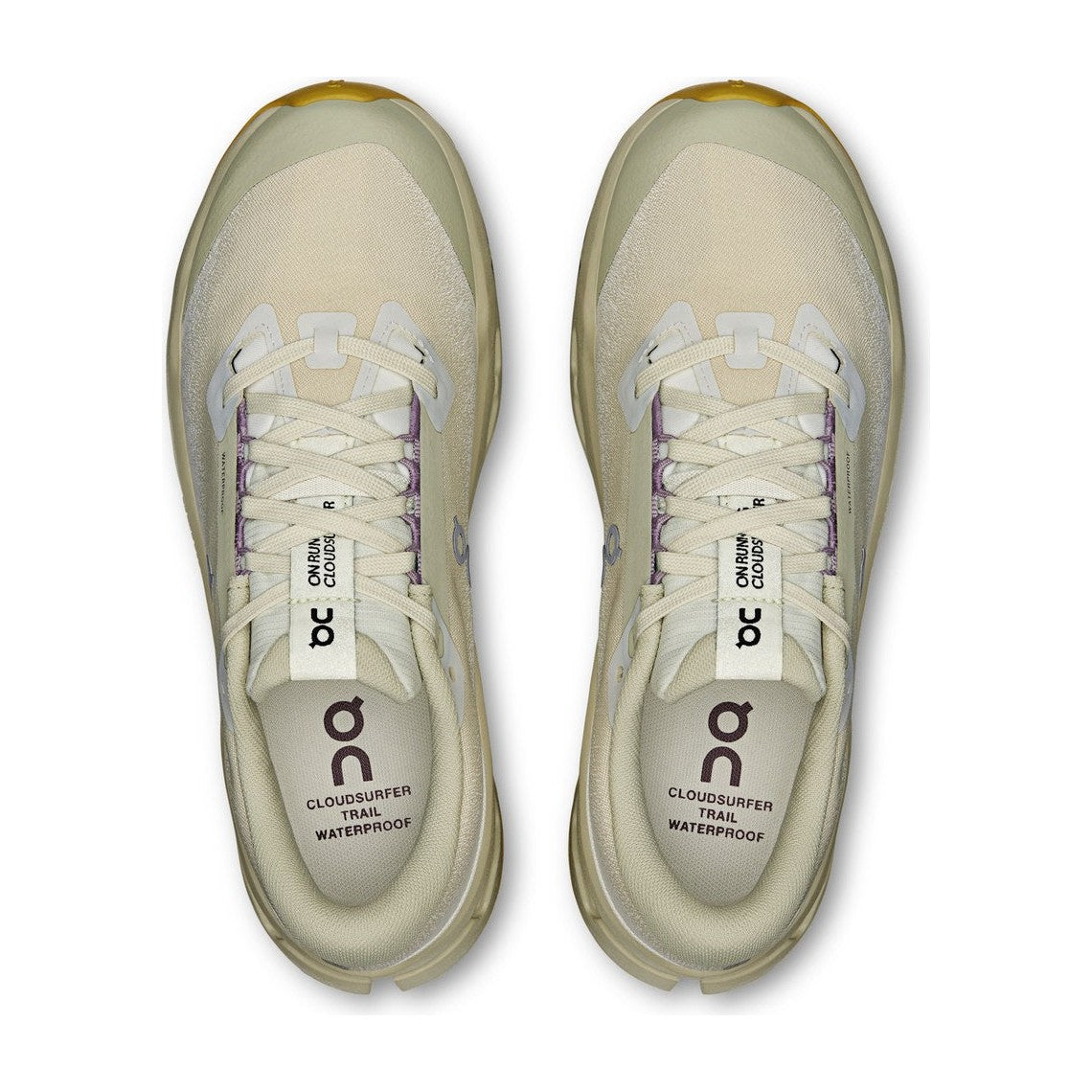 On Running Cloudsurfer Trail 2 Waterproof Ghost Chalk (W)