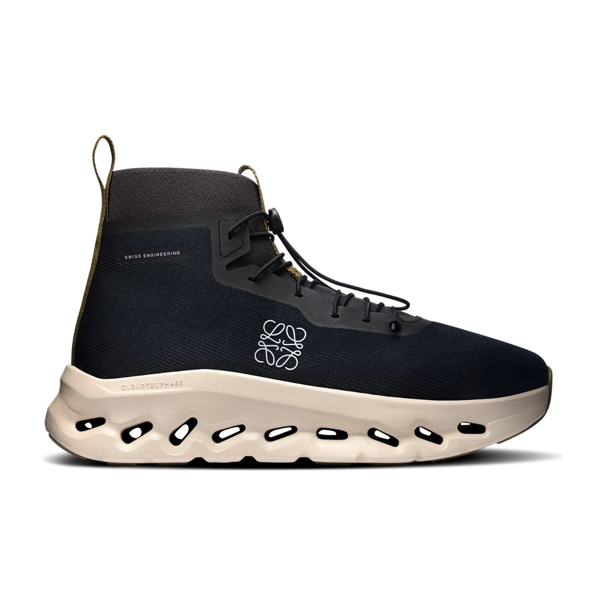 On Running Cloudtilt Hi LOEWE Black Oatmeal Olive