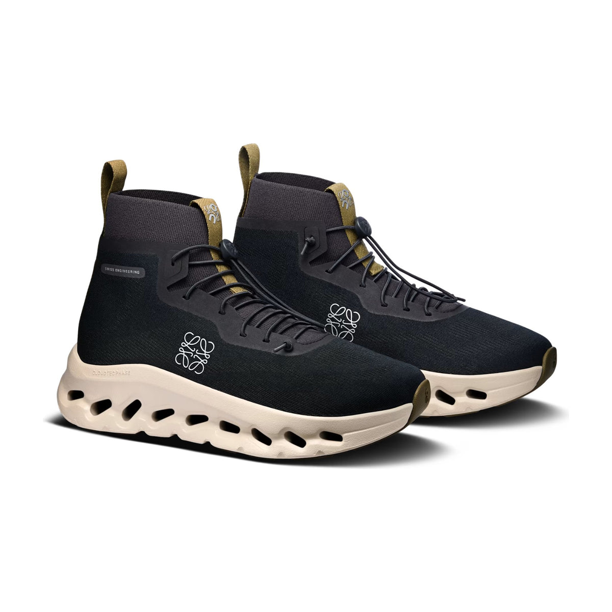 On Running Cloudtilt Hi LOEWE Black Oatmeal Olive (W)