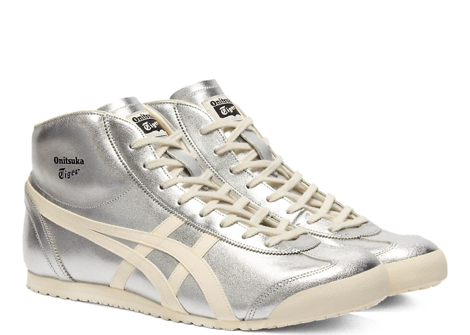 Onitsuka Tiger Mexico Mid Runner Silver Cream