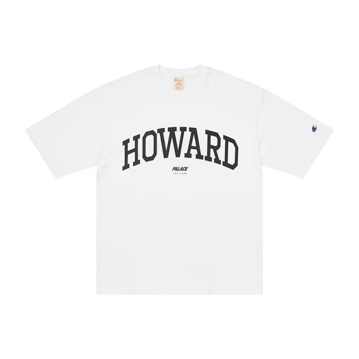 Palace Champion Shop Howard T-shirt New York White