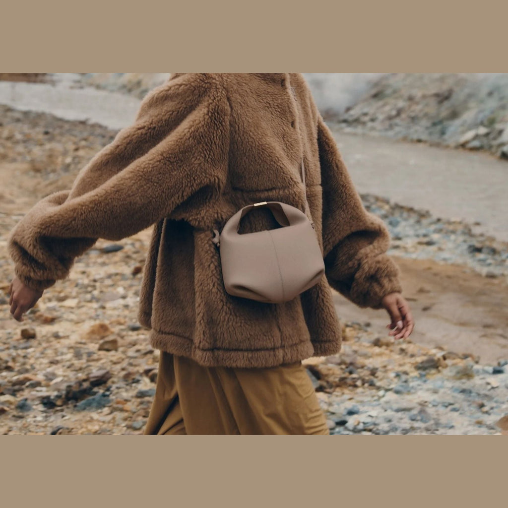 Polène Béri Edition Textured Taupe