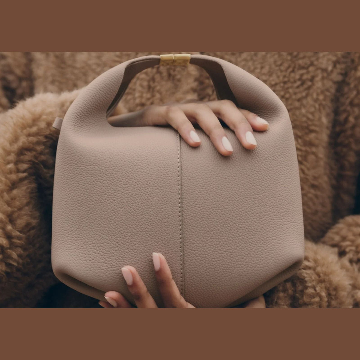 Polène Béri Edition Textured Taupe