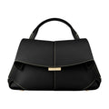 Polène Mokki Mini Edition Textured Black with Ecru Stitching