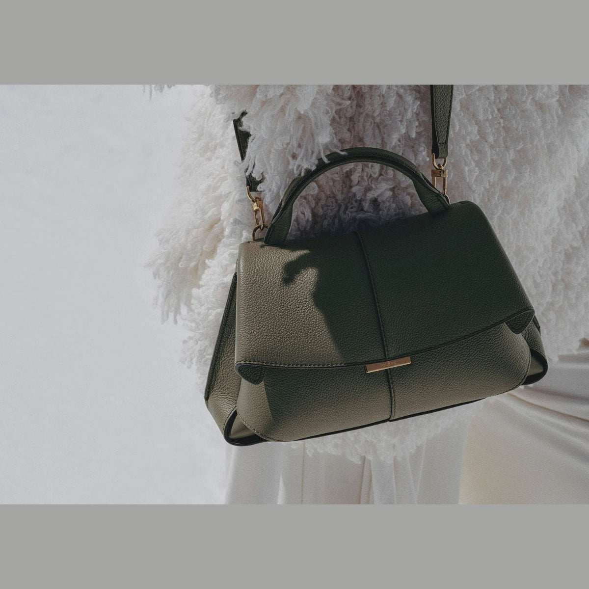 Polène Mokki Mini Edition Textured Smoky Green