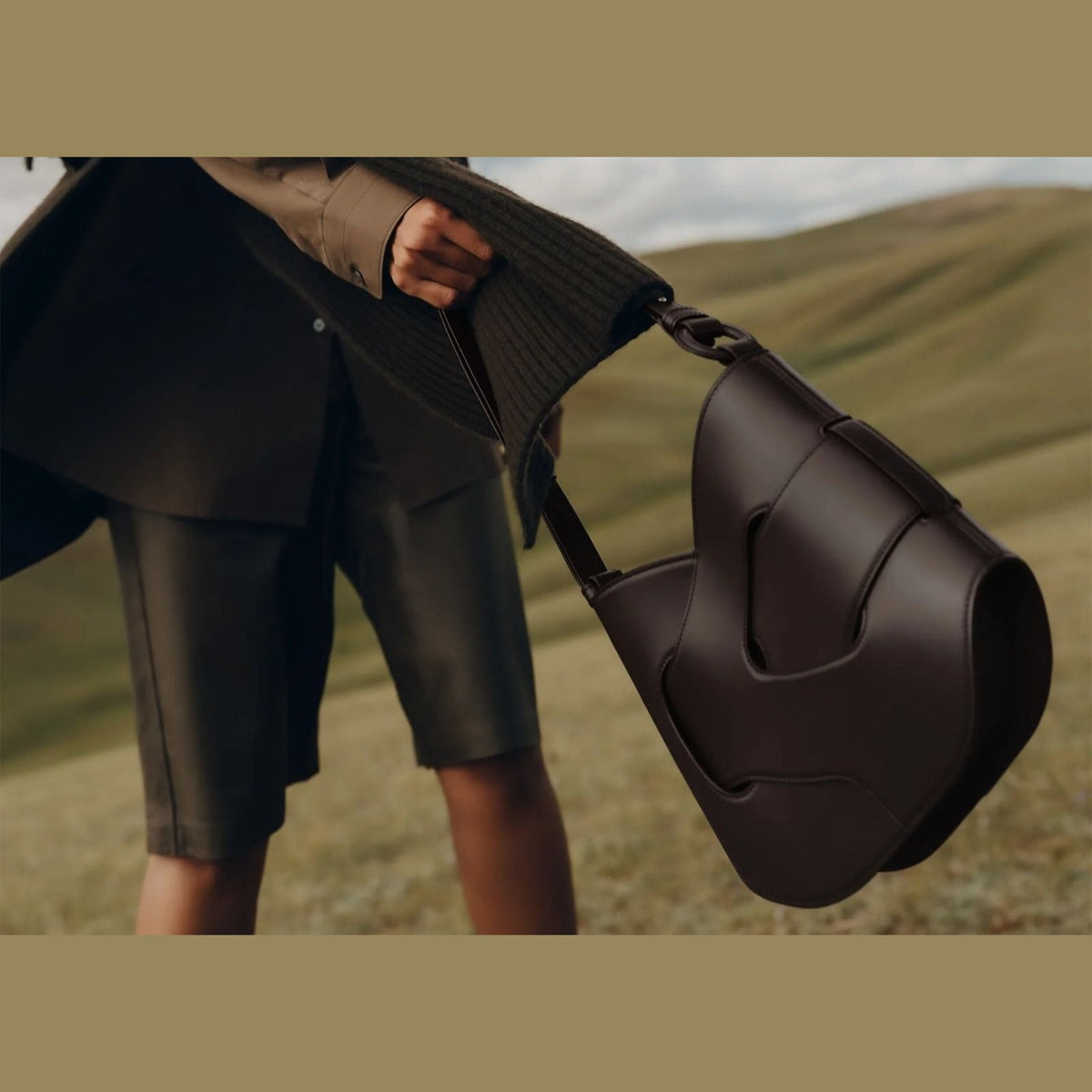 Polène Nodde Hobo Edition Smooth Ebony