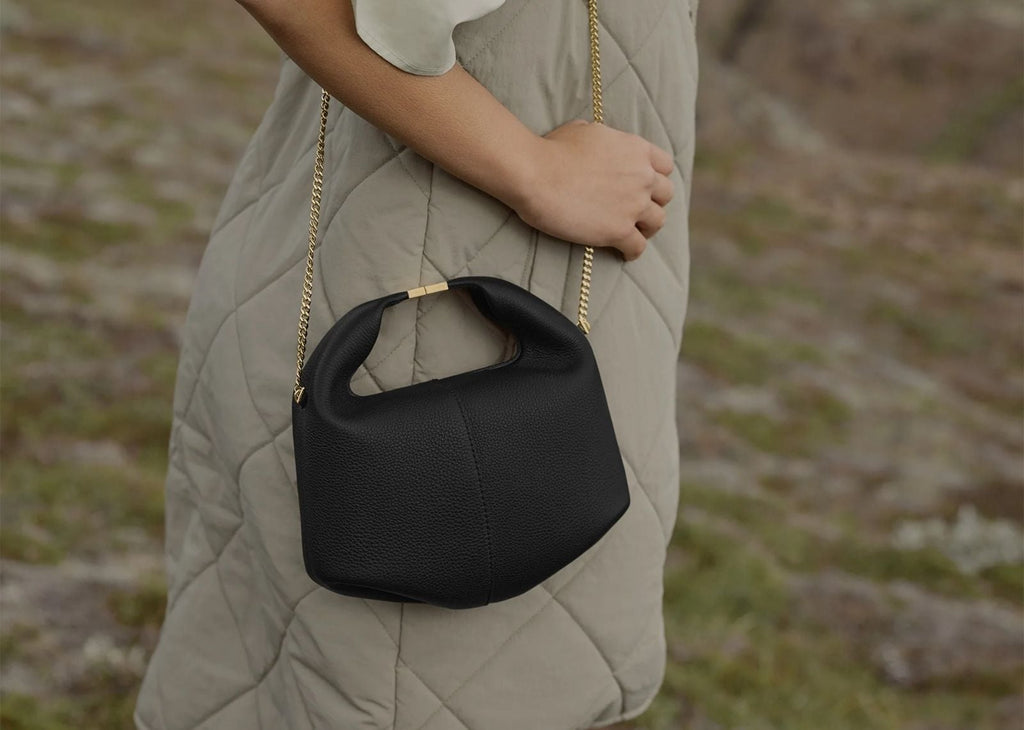 Polène Béri Edition Textured Black Chain