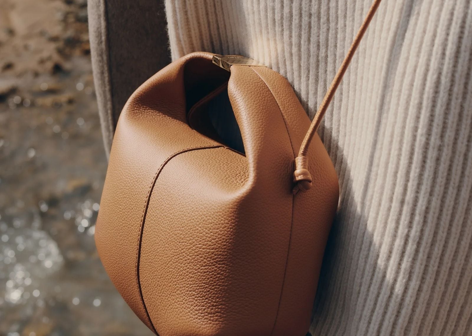 Polène Béri Edition Textured Camel