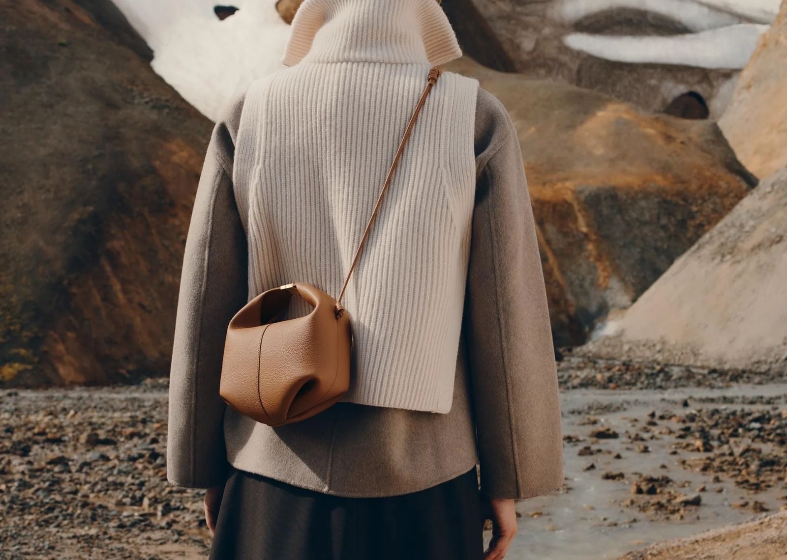 Polène Béri Edition Textured Camel