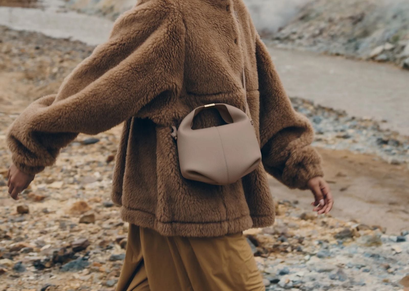 Polène Béri Edition Textured Taupe