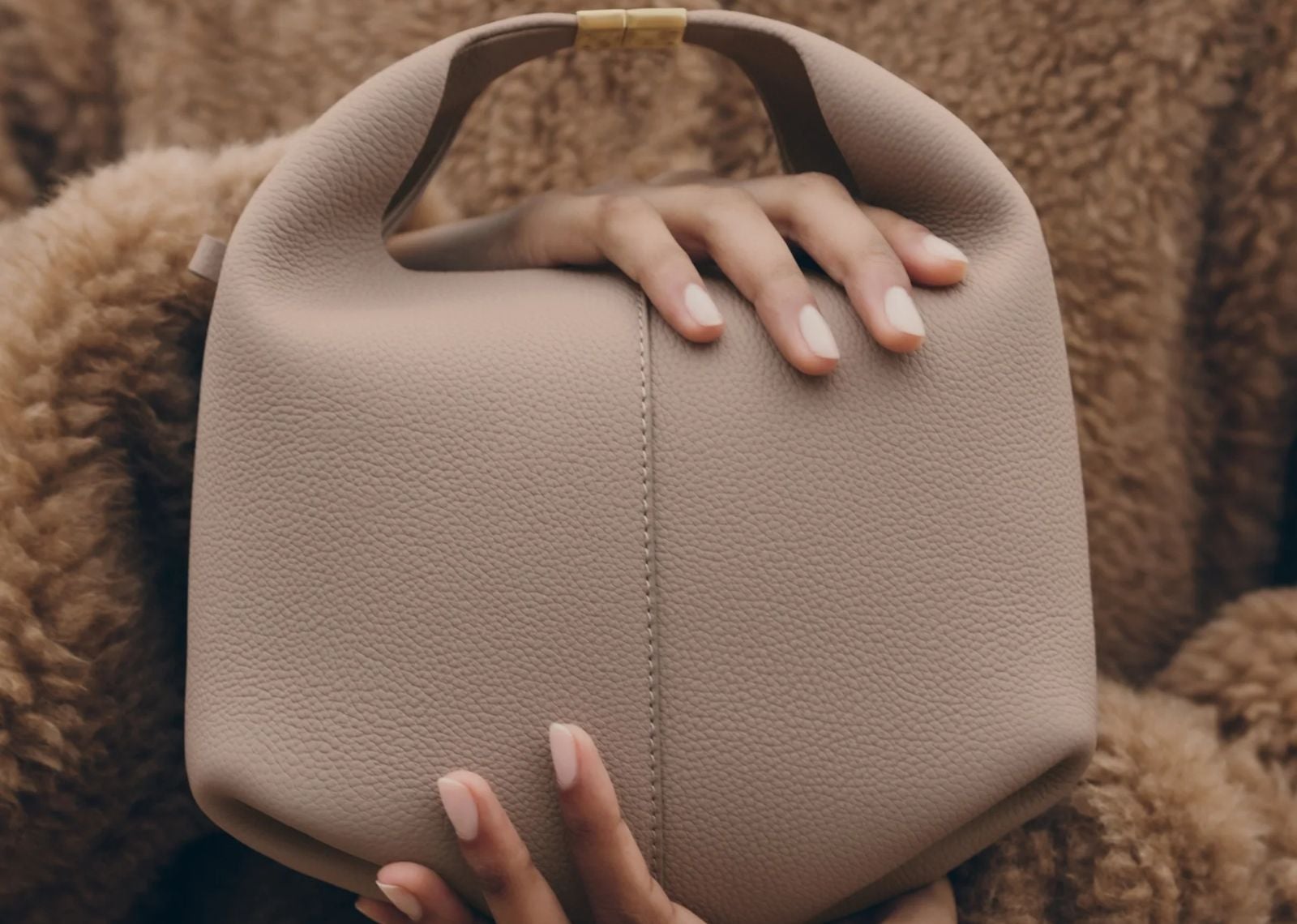 Polène Béri Edition Textured Taupe