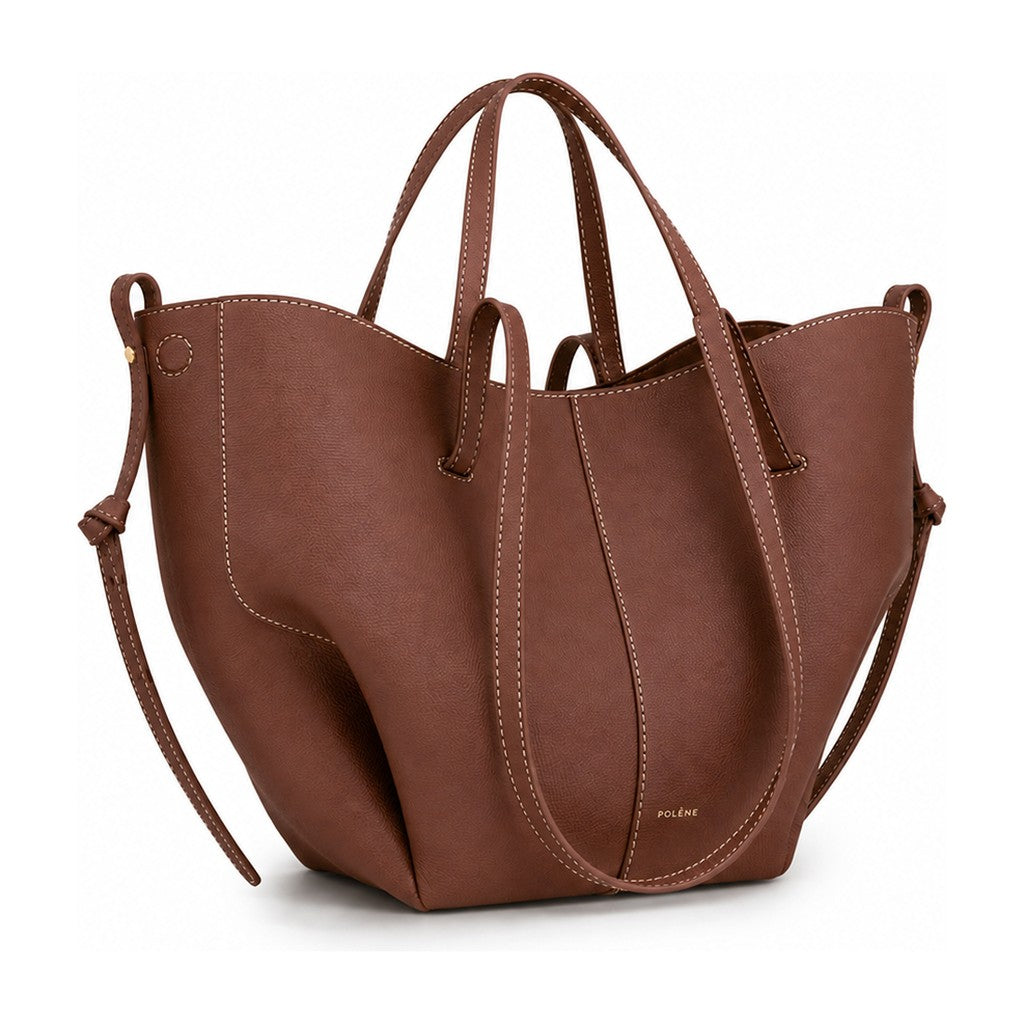 Polène Cyme Mini Edition Textured Cognac