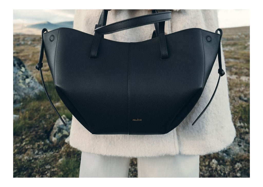 Polène Cyme Mini Edition Textured Deep Blue