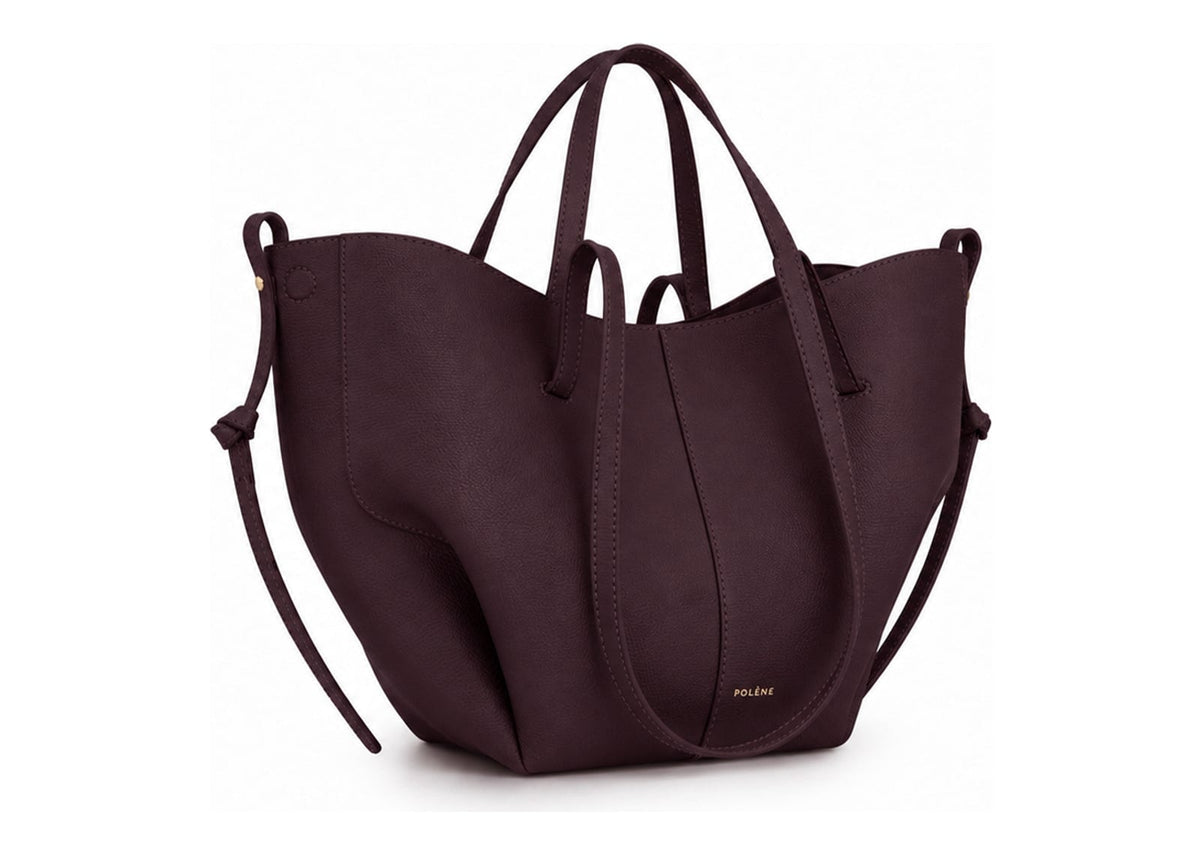 Polène Cyme Mini Edition Textured Plum